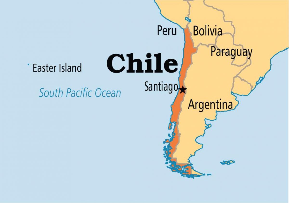 santiago de Chile mapa