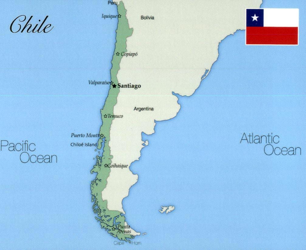 Txile iquique mapa