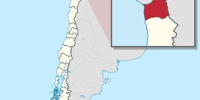 Mapa arica (Txile)