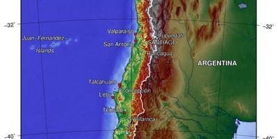 Txileko geografia mapa