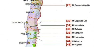 Mapa futaleufu Chile