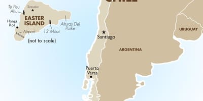 Mapa Txileko barne pazko uhartea