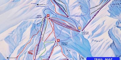 Mapa Txile eski-estazioak