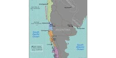 Mapa valdivia Chile